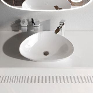 Раковина накладная  Am.Pm Func M8FWCC50600WG 57 см белый